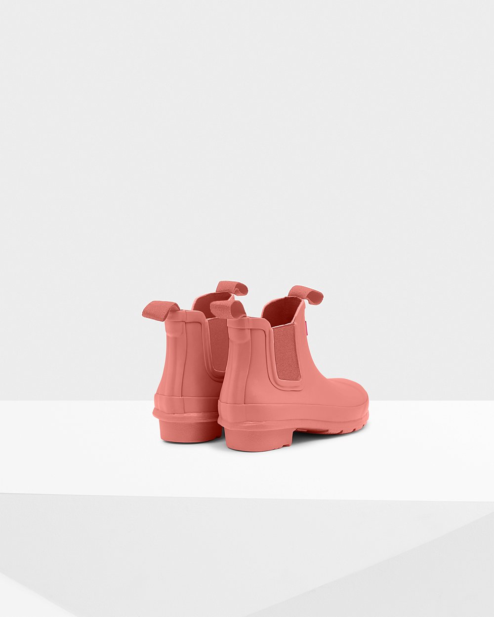 Kids Hunter Original Big - Chelsea Boots Pink - 0947-NTZJW